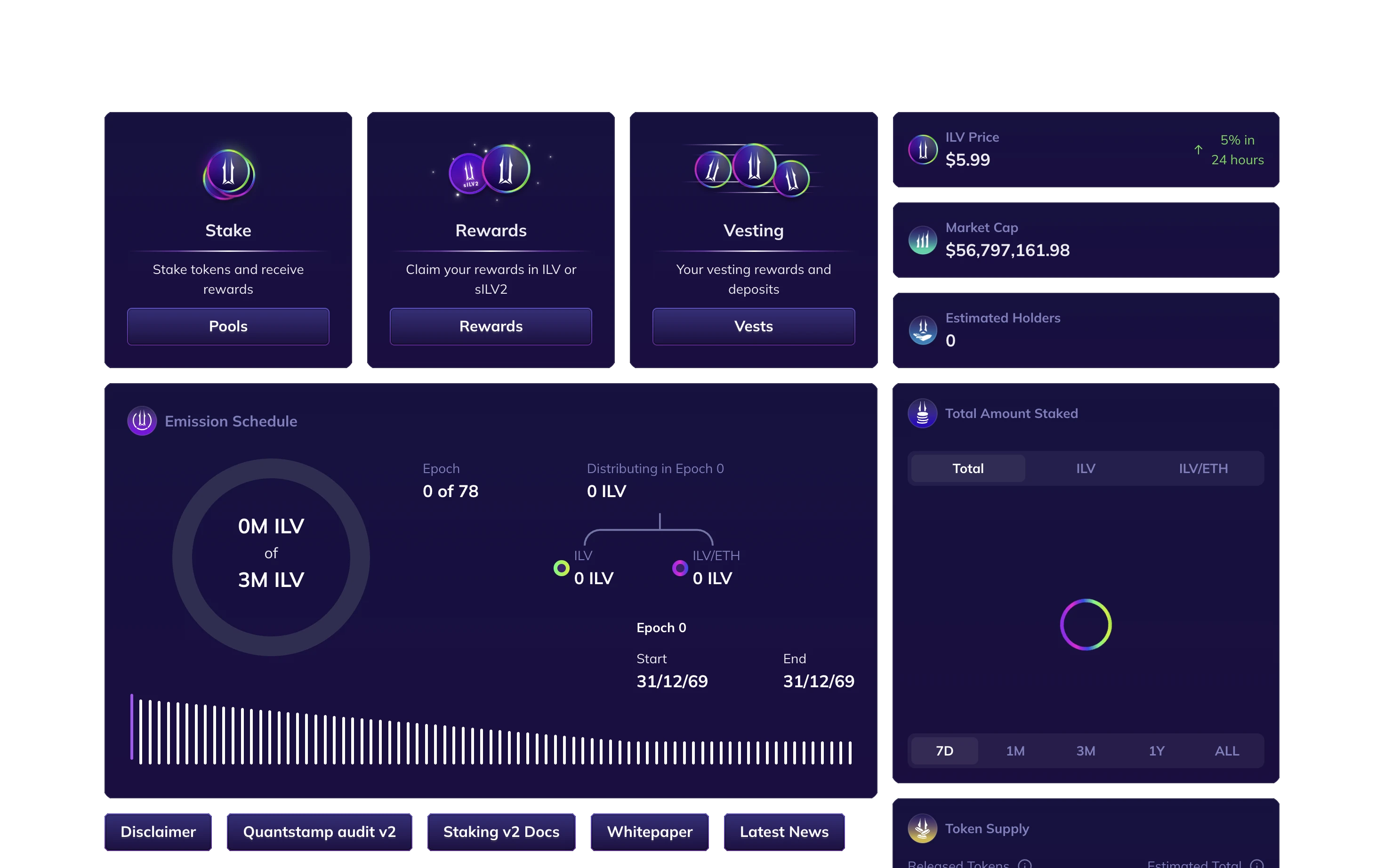 Illuvium Staking App, Version 2